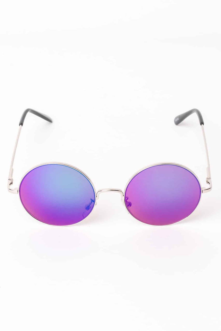 Circle sales lens sunglasses