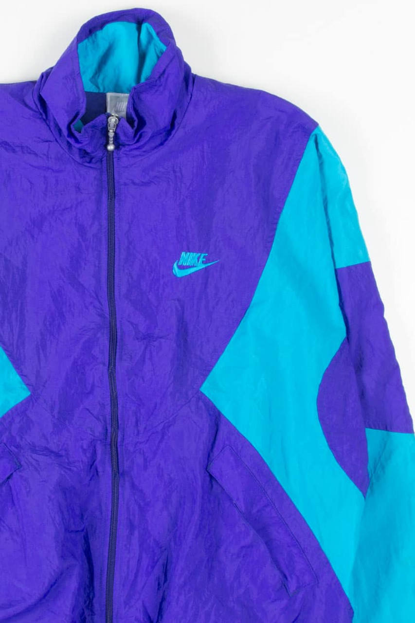 vintage nike windbreaker purple