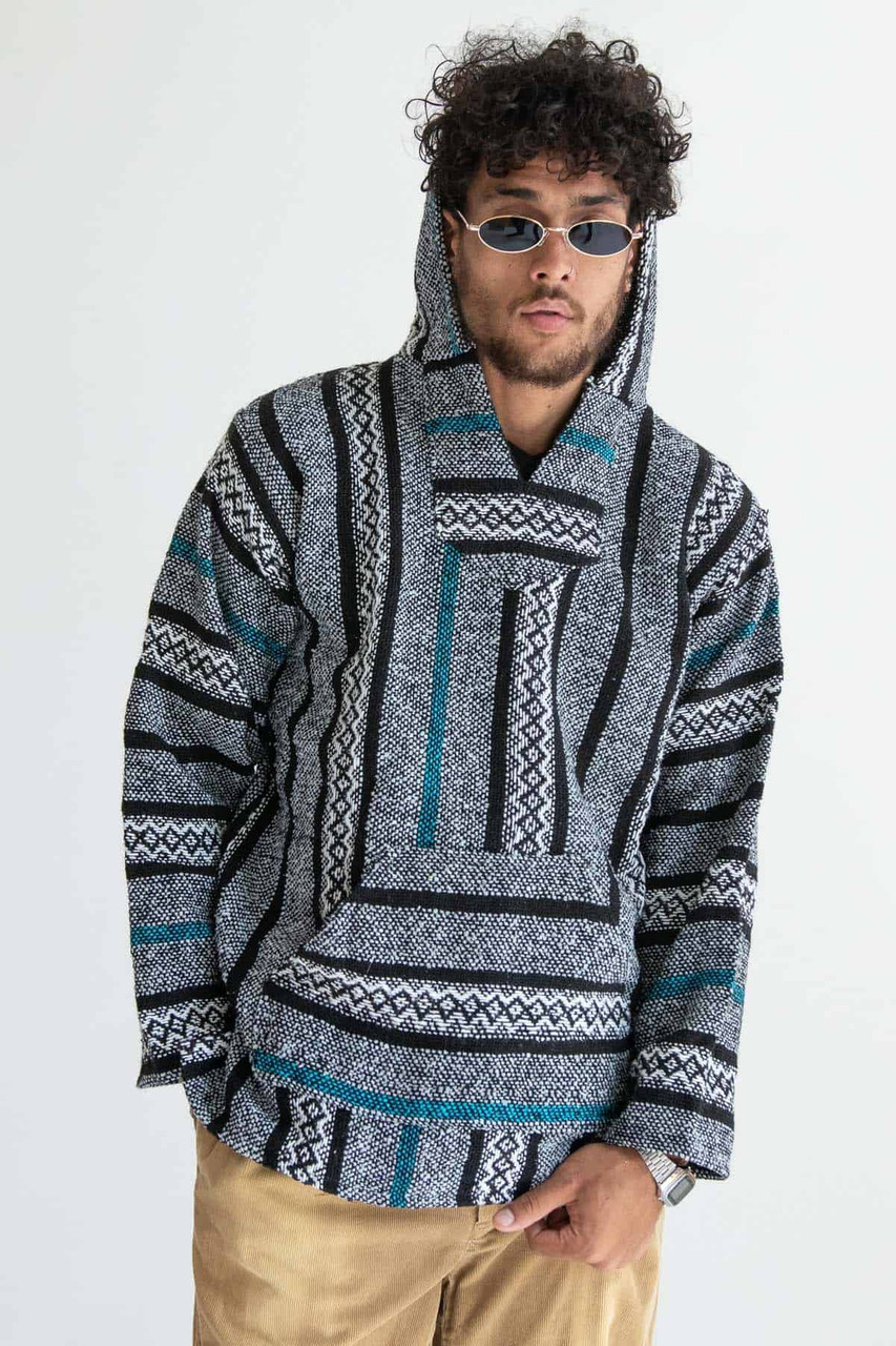 Charcoal Greca Baja Hoodie Ragstock