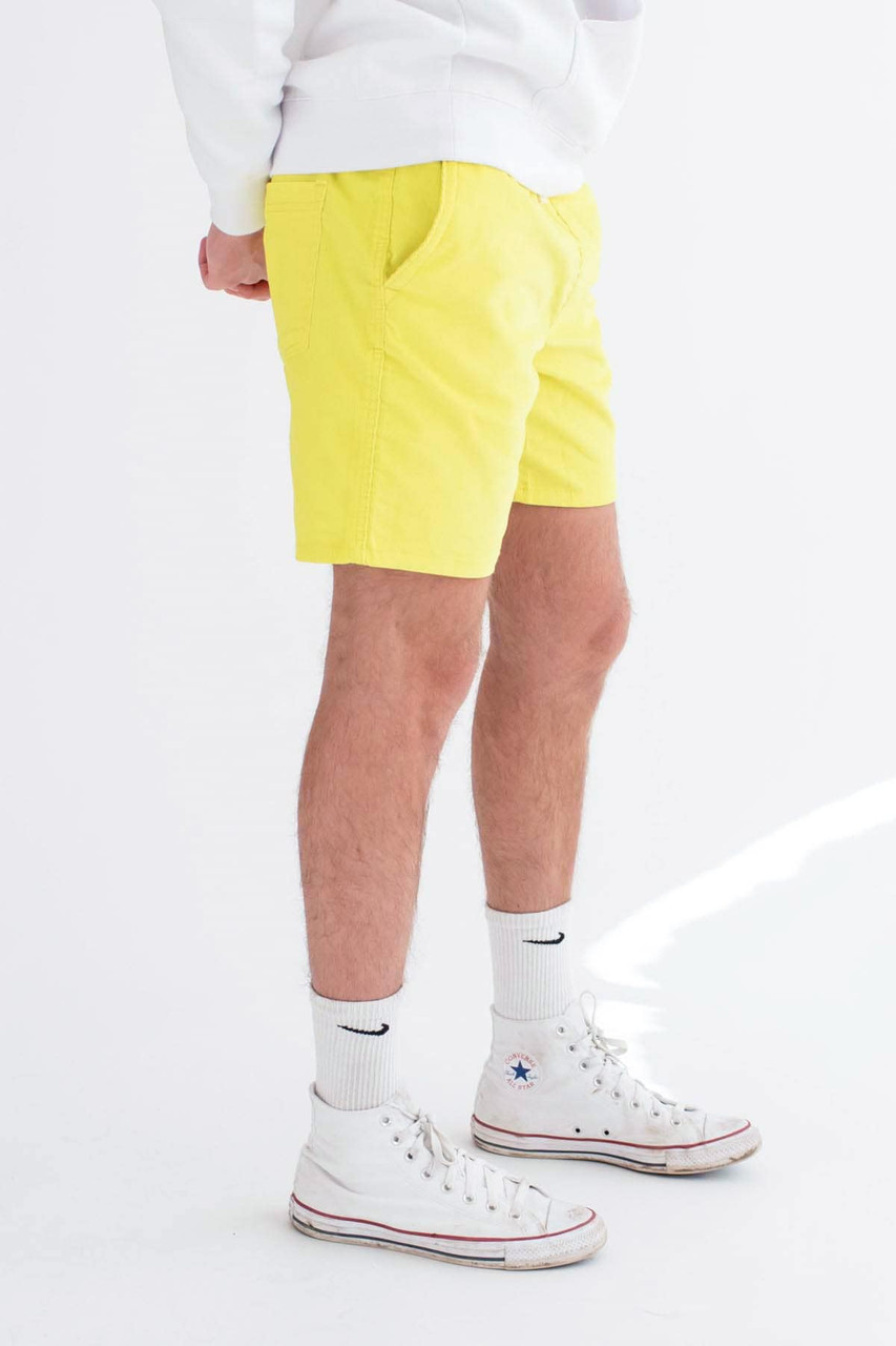 Knot Mattea corduroy shorts - Yellow