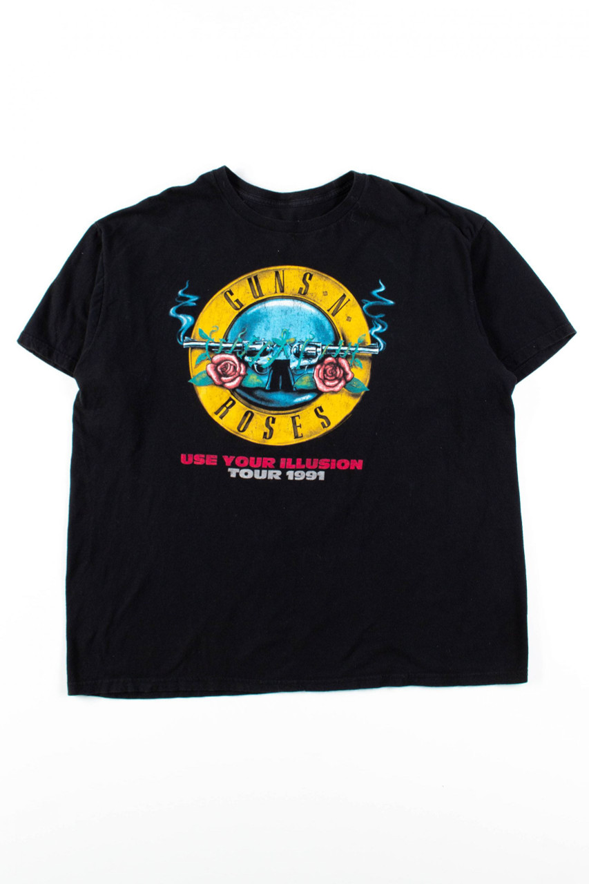 Guns N Roses Use Your Illusion Tour Replica T-Shirt - Ragstock.com