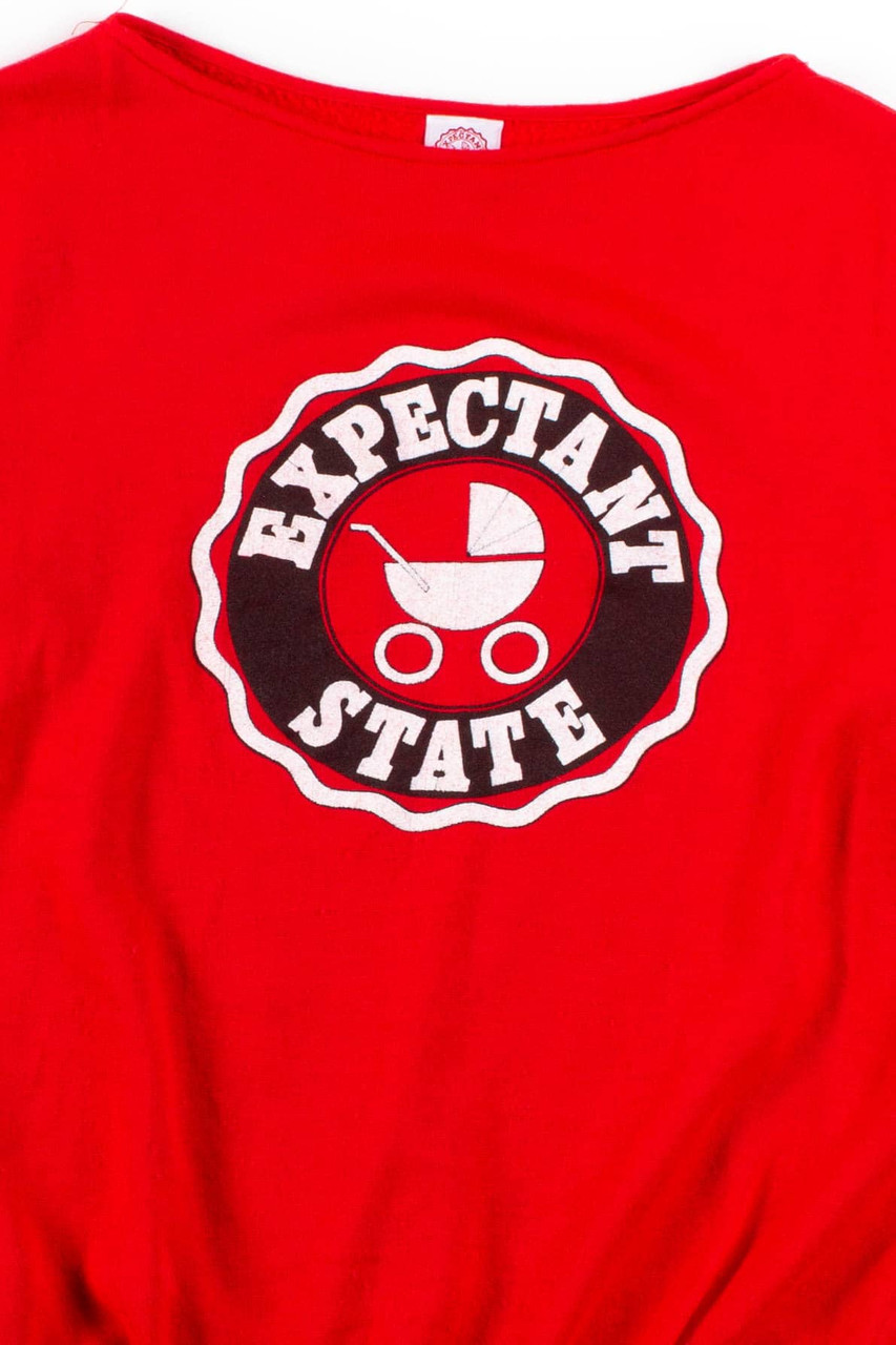 Expectant State Half Sleeve Sweatshirt