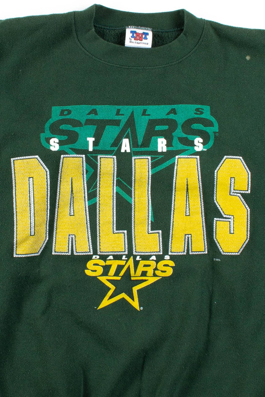 Retro Texas NHL Dallas Stars Hockey Crewneck Sweatshirt - Trends Bedding