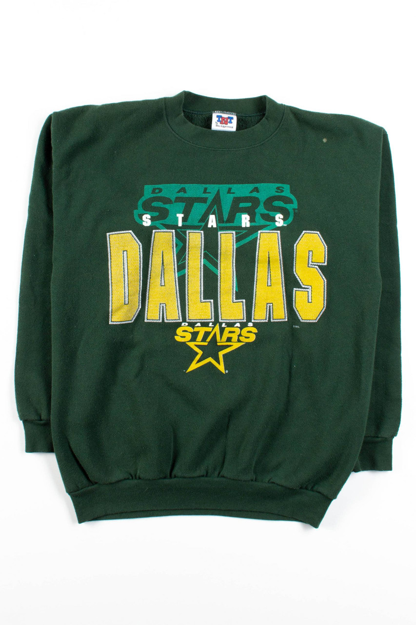 Dallas Stars Fanatics Branded Wave Off Vintage Crew Sweatshirt - Sports  Grey - Mens