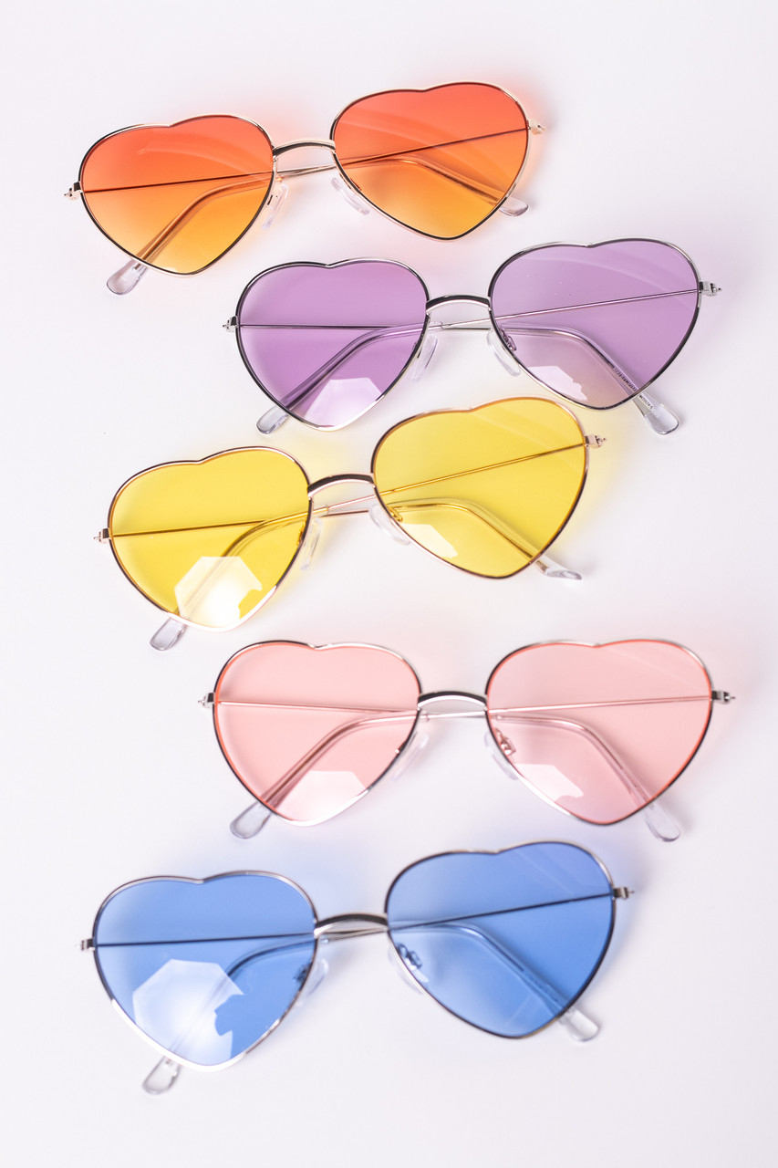 Kids Polarized Heart Sunglasses | Peachy Pink Girls | Jan & Jul