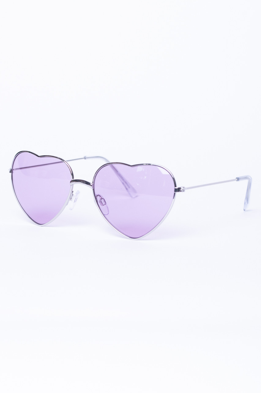 Purple Heart Sunglasses