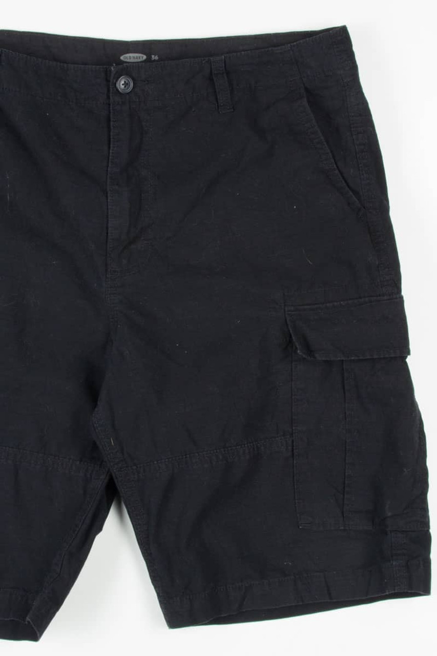 Men's Black Cargo Shorts 284 (sz. 36) - Ragstock.com