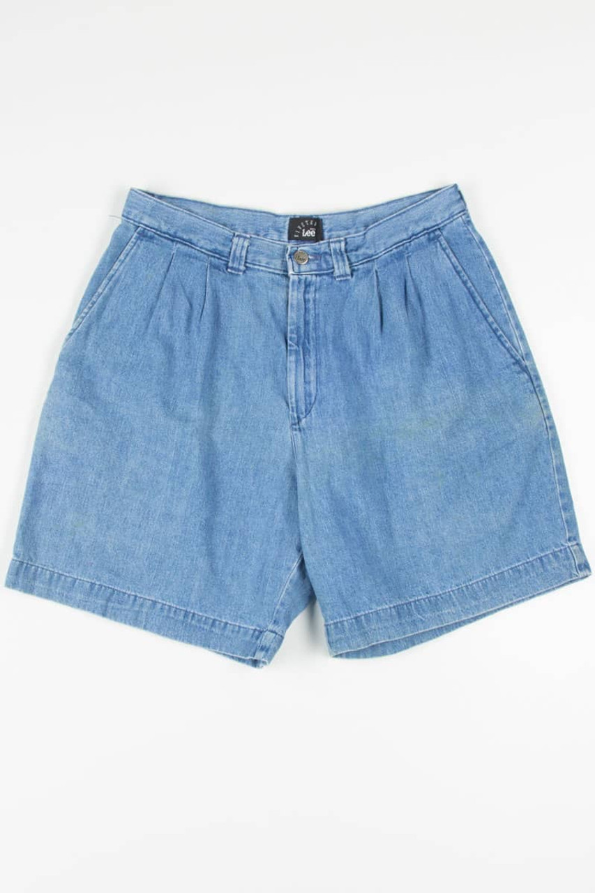 Vintage lee hot sale denim shorts