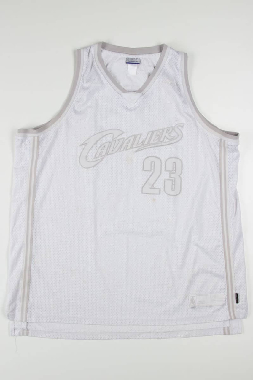 White Lebron James Cleveland Cavaliers NBA Jersey