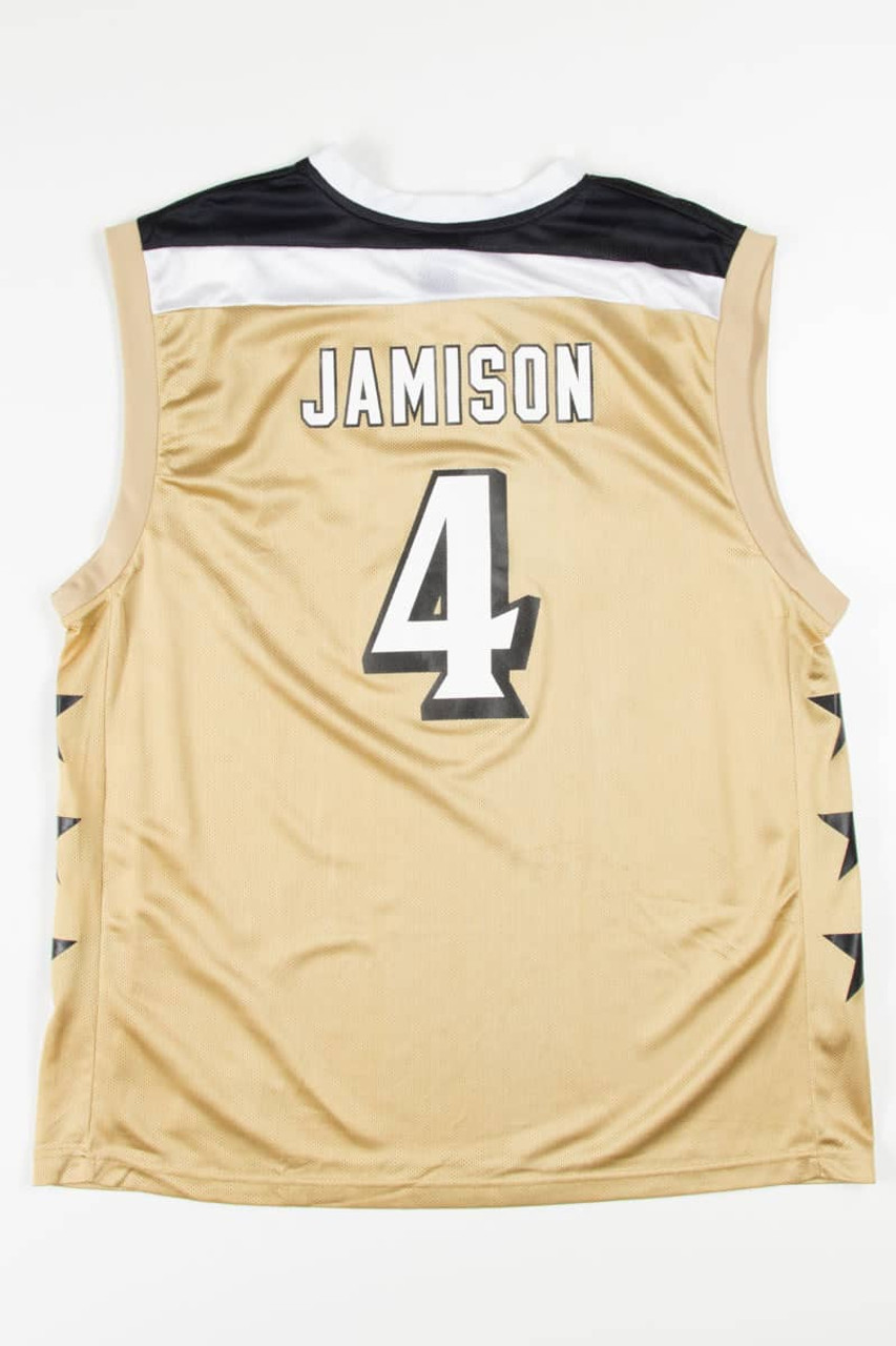 Adidas NBA Washington Wizards Antawn Jamison Gold Basketball Jersey #4 2XL