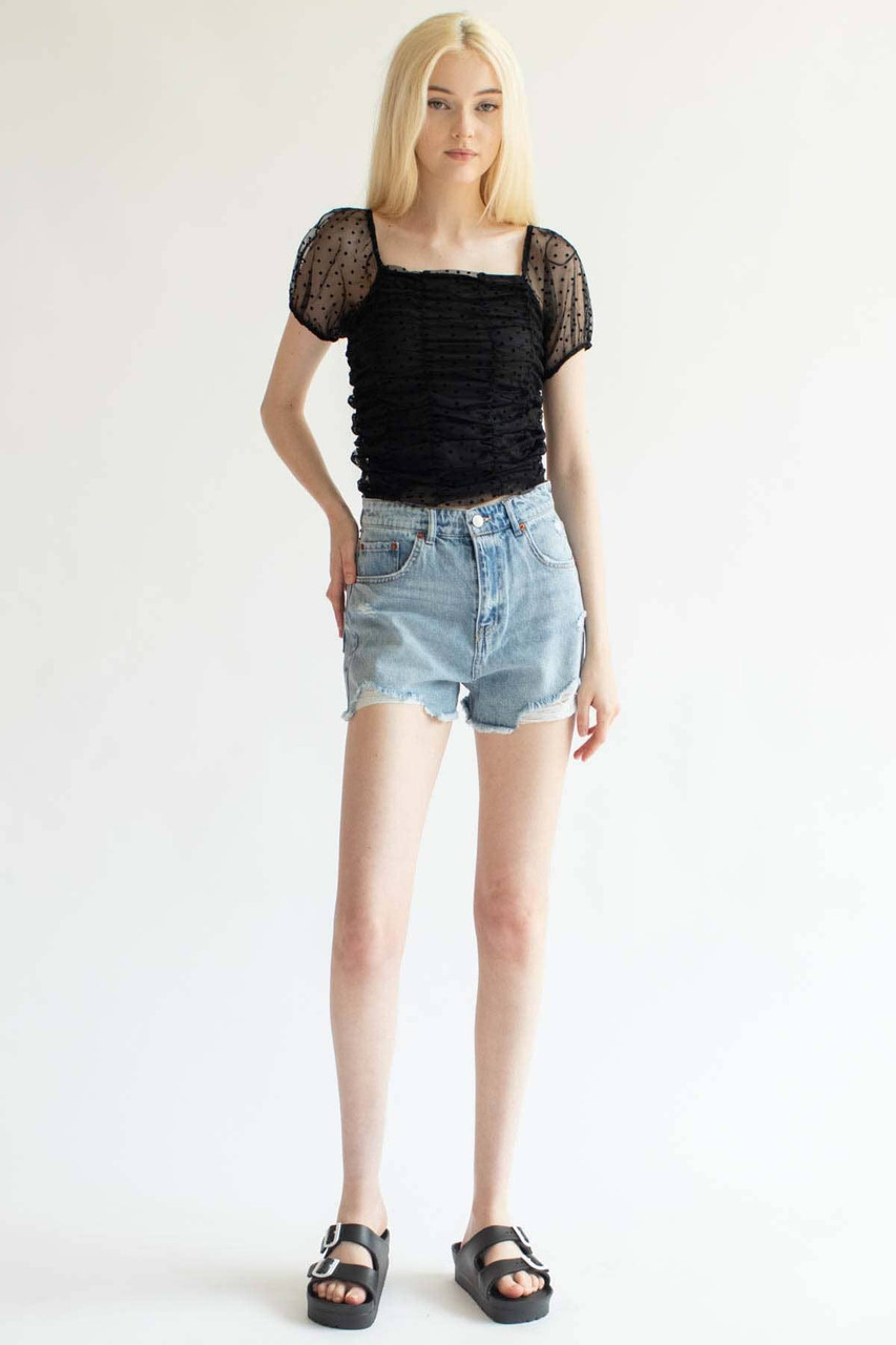 Looking for high waisted denim short recommendations that don't bunch in  the crotch when walking. This makes me so uncomfortable in public! :  r/PetiteFashionAdvice