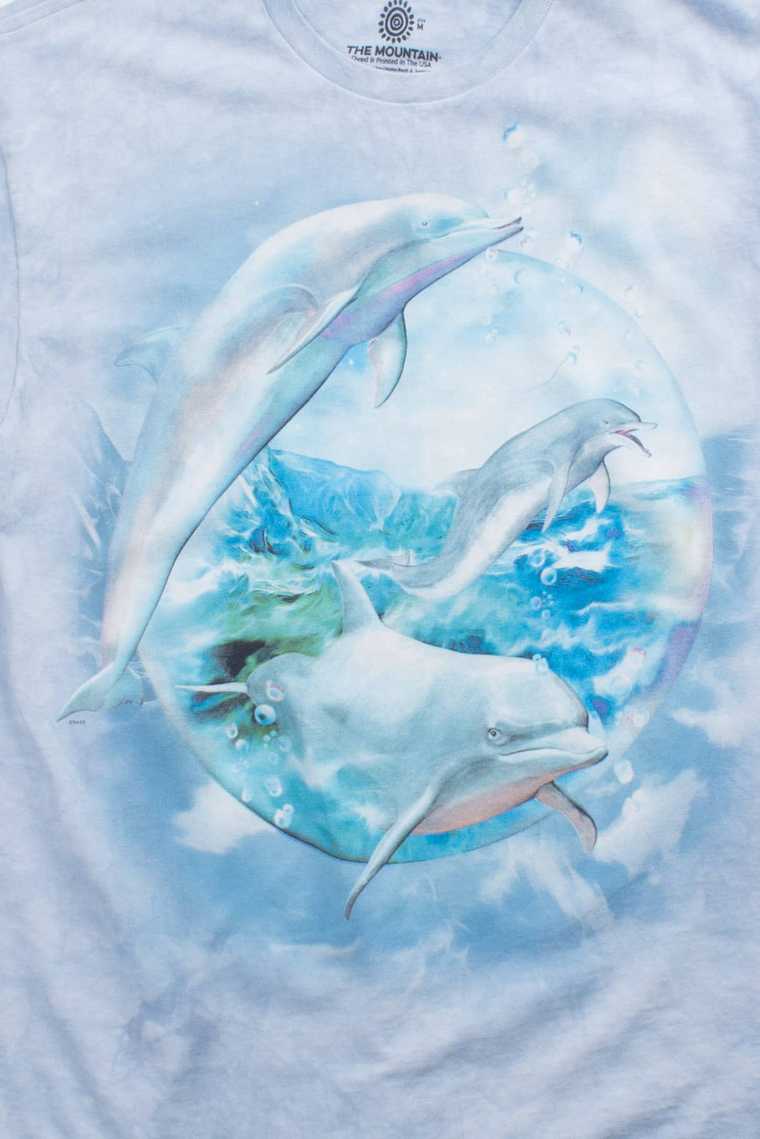 Dolphins In A Bubble Tie Dye T-Shirt