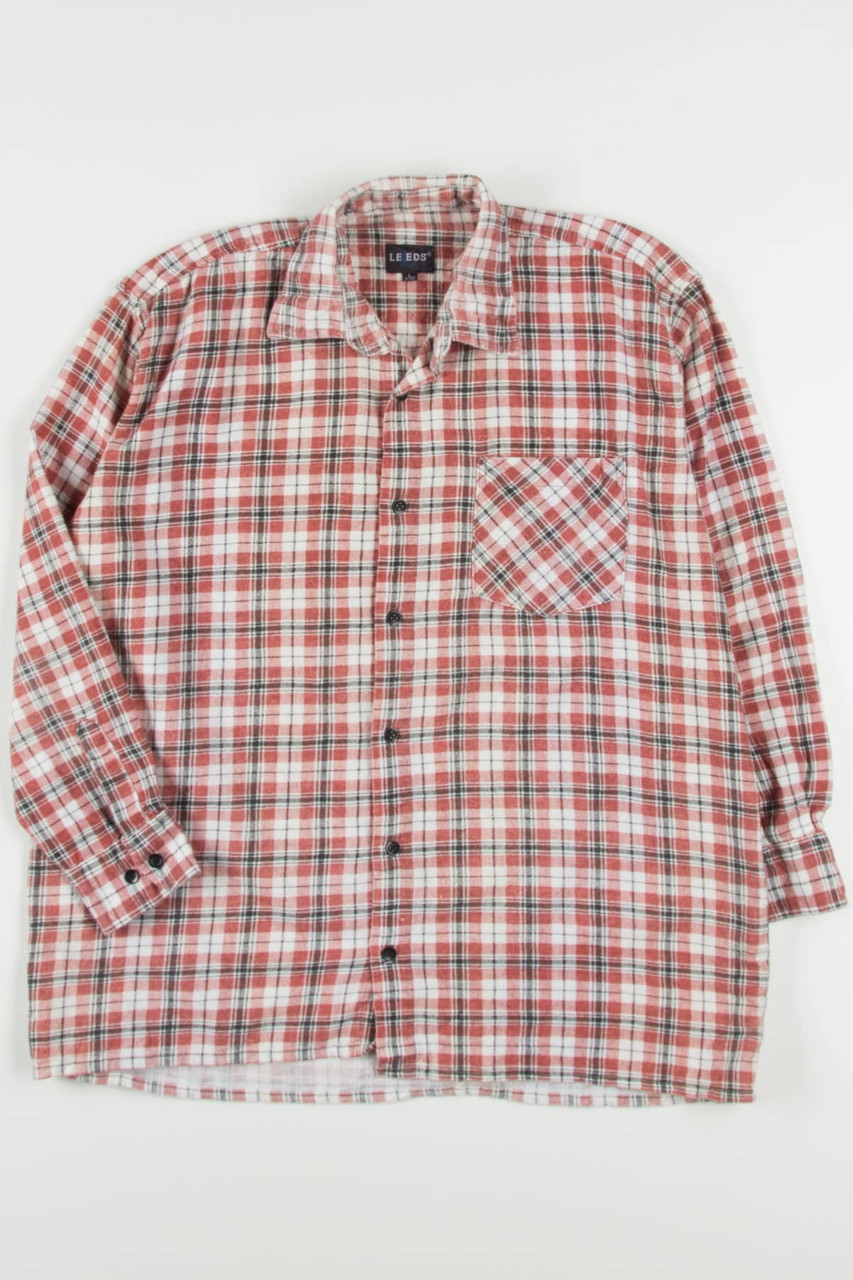Vintage Leeds Flannel Shirt 3615 - Ragstock.com