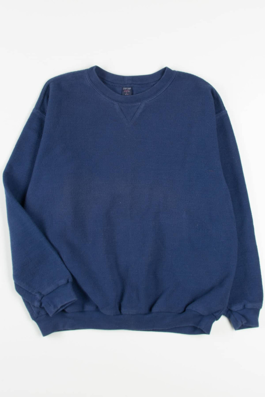 Blue Knit Lands' End Sweatshirt - Ragstock.com