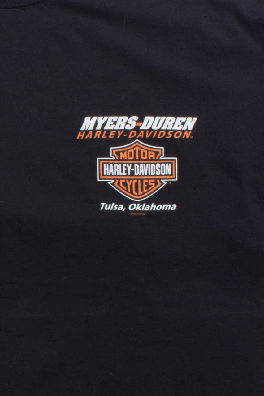 lejlighed kassette en lille Tulsa Oklahoma Harley Davidson T-Shirt - Ragstock.com