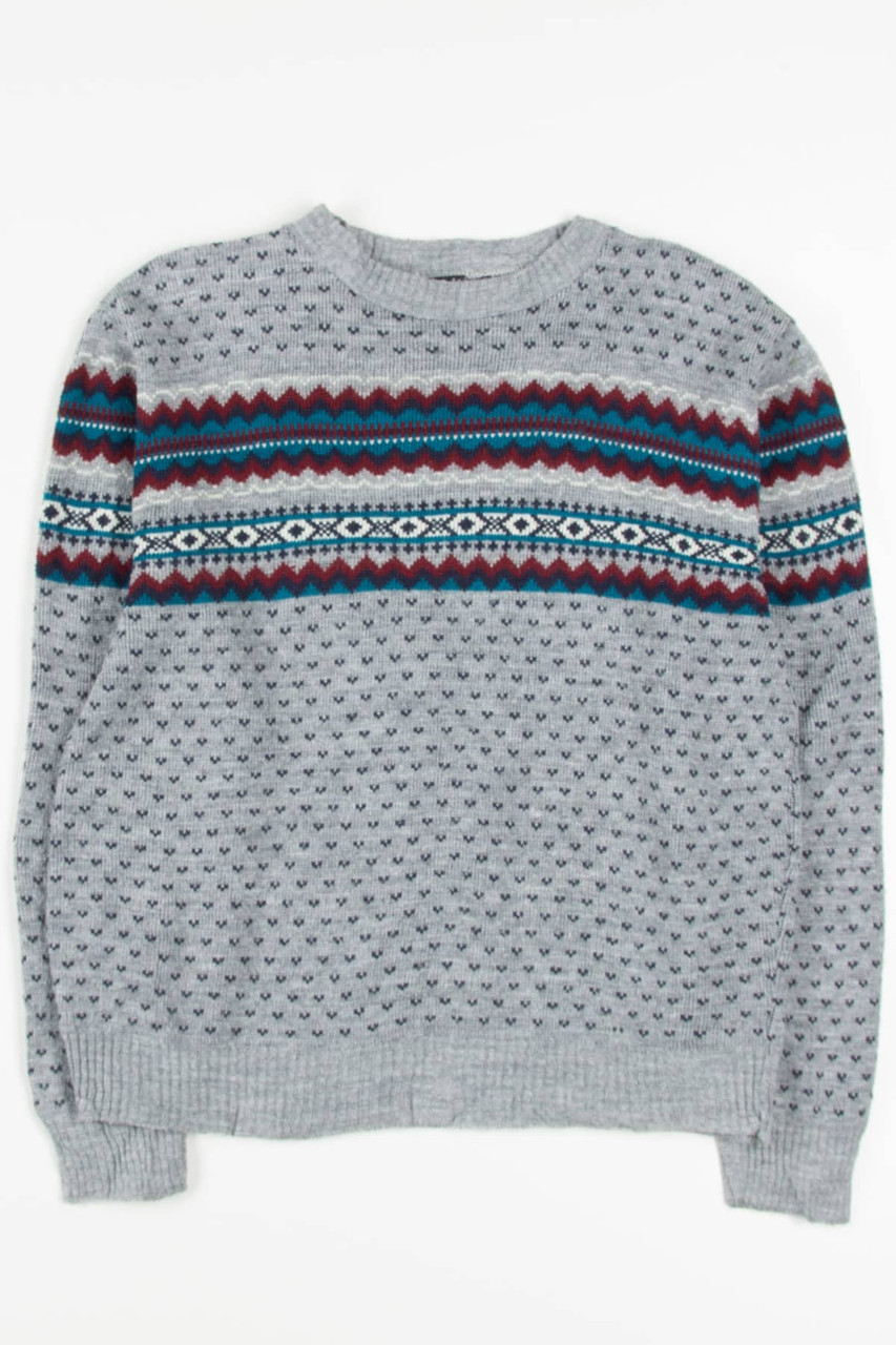 Vintage Royal Knight Fair Isle Sweater 747 - Ragstock.com