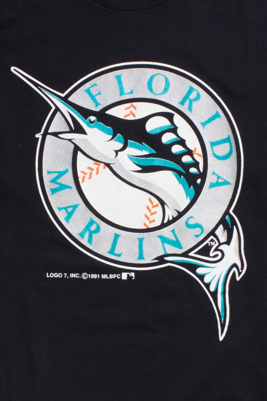 Vintage Florida Marlins 1991 Shirt Size Large(tall) – Yesterday's Attic