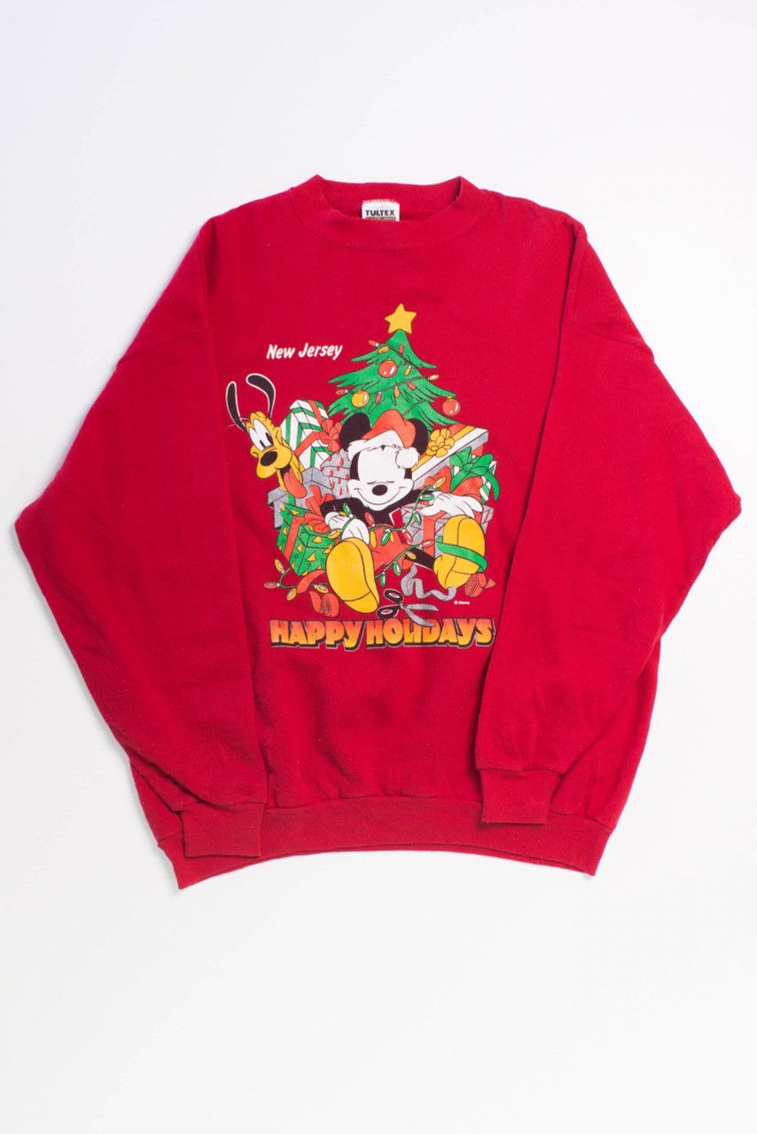 Los Angeles Dodgers Hohoho Mickey Christmas Ugly Sweater