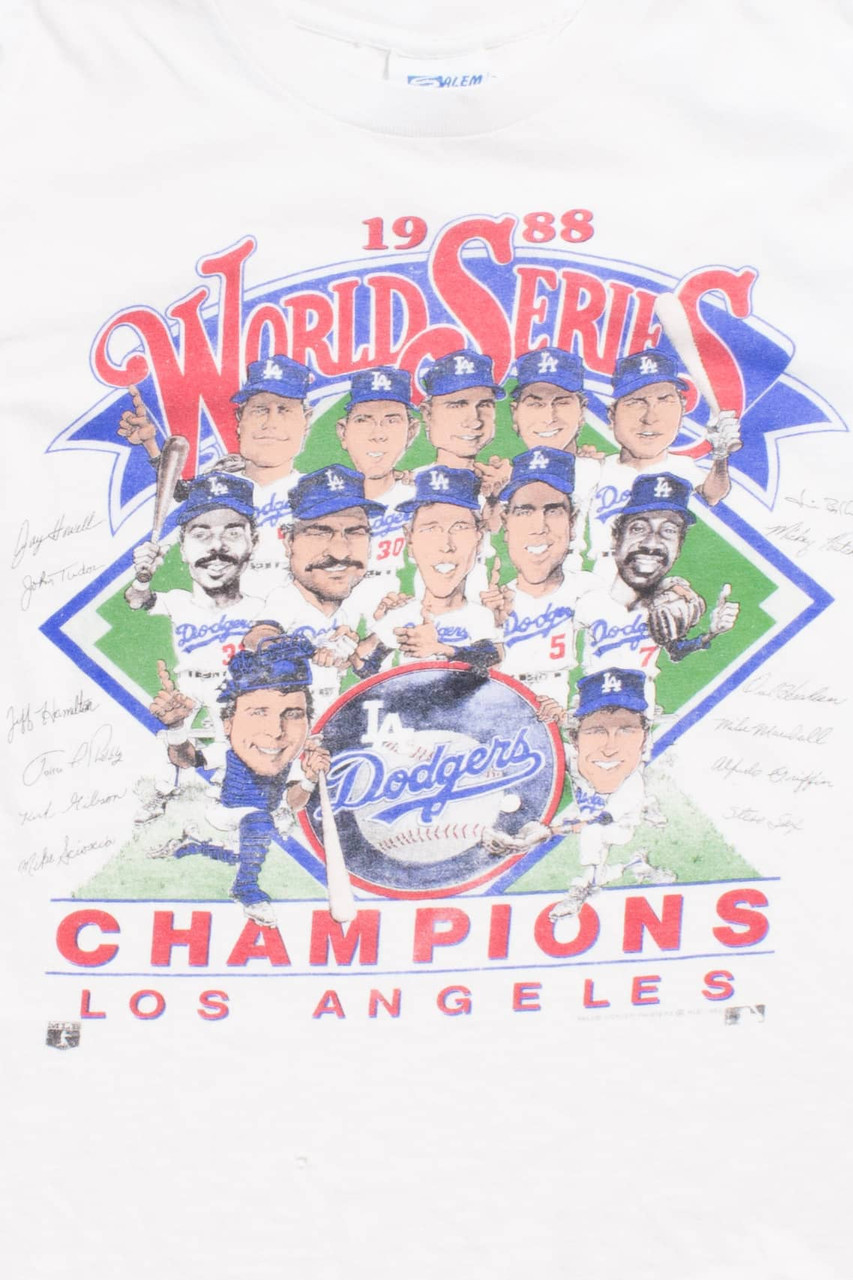 LA Dodgers 1988 World Series Champions 80's Screen Stars Vintage T-Shi –  thefuzzyfelt