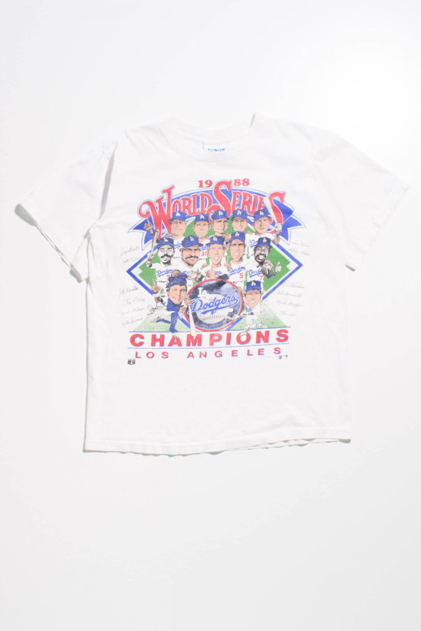 Vintage Los Angeles Dodgers 1988 World Series Champions T Shirt