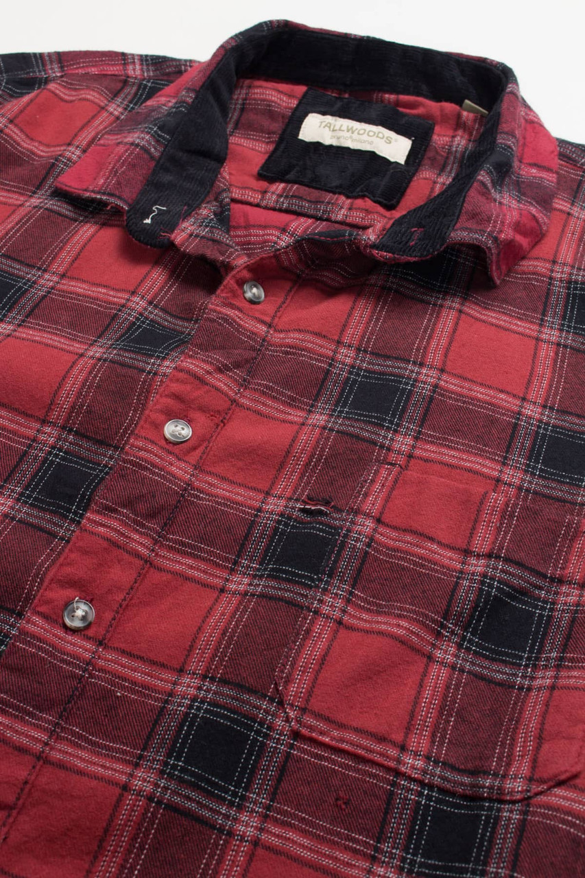 Distressed Tallwoods Flannel Shirt 3812 - Ragstock.com