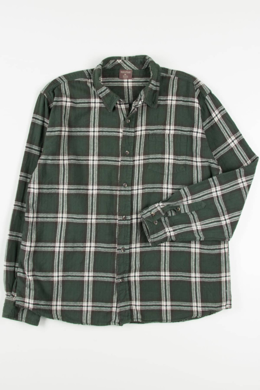Green Great Northwest Flannel Shirt 3763 - Ragstock.com