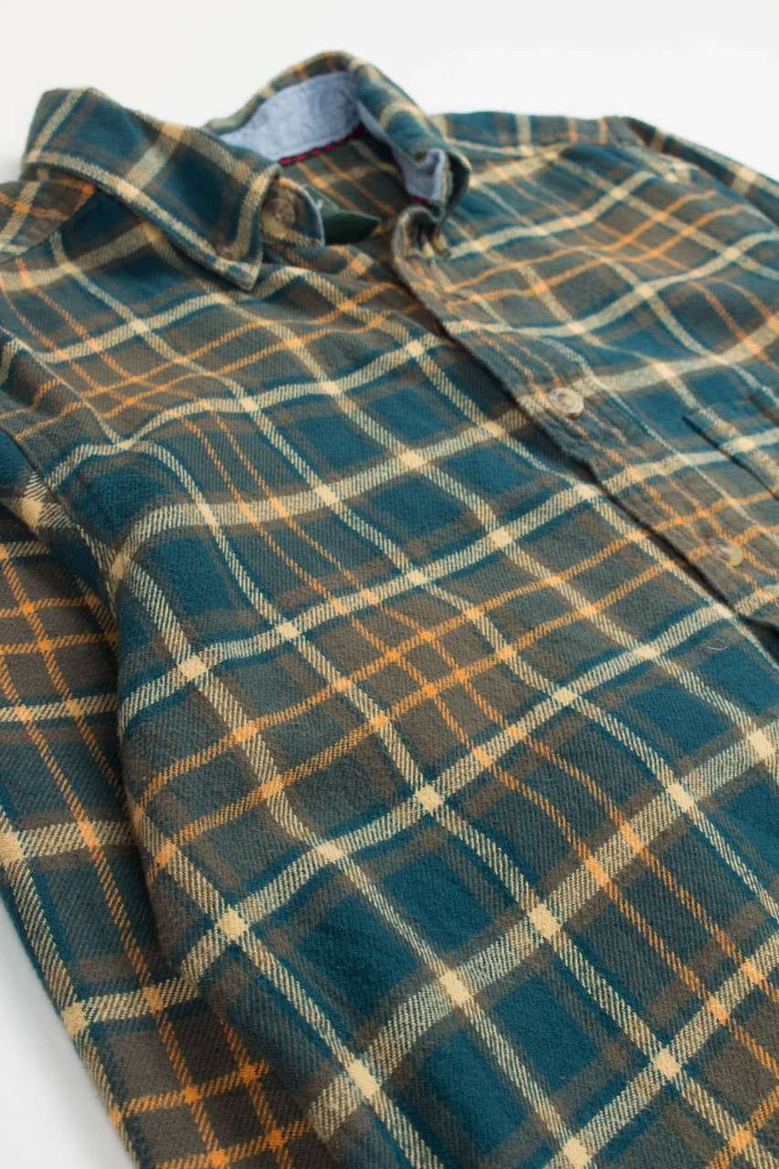 Green Woolrich Flannel Shirt 3843 - Ragstock.com
