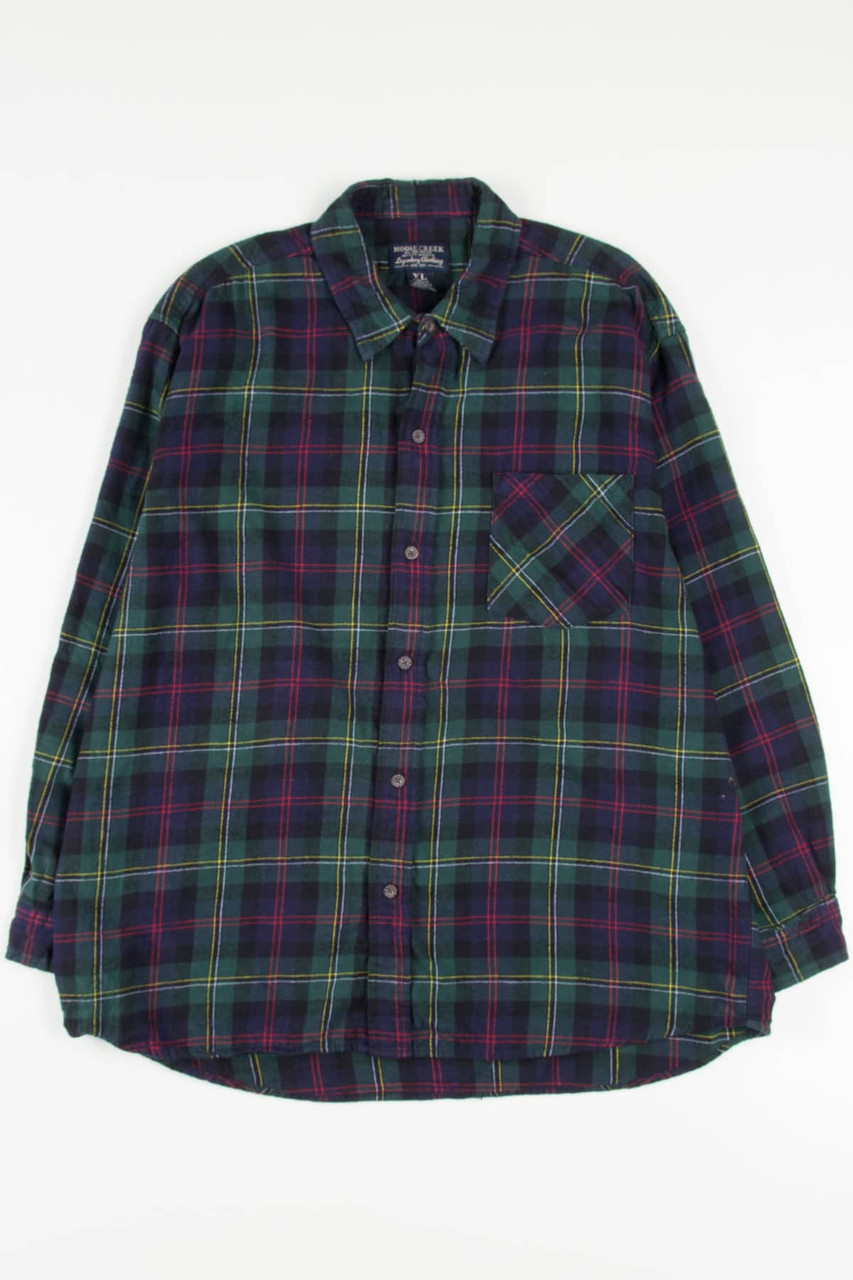 Green Moose Creek Flannel Shirt 3980 - Ragstock.com