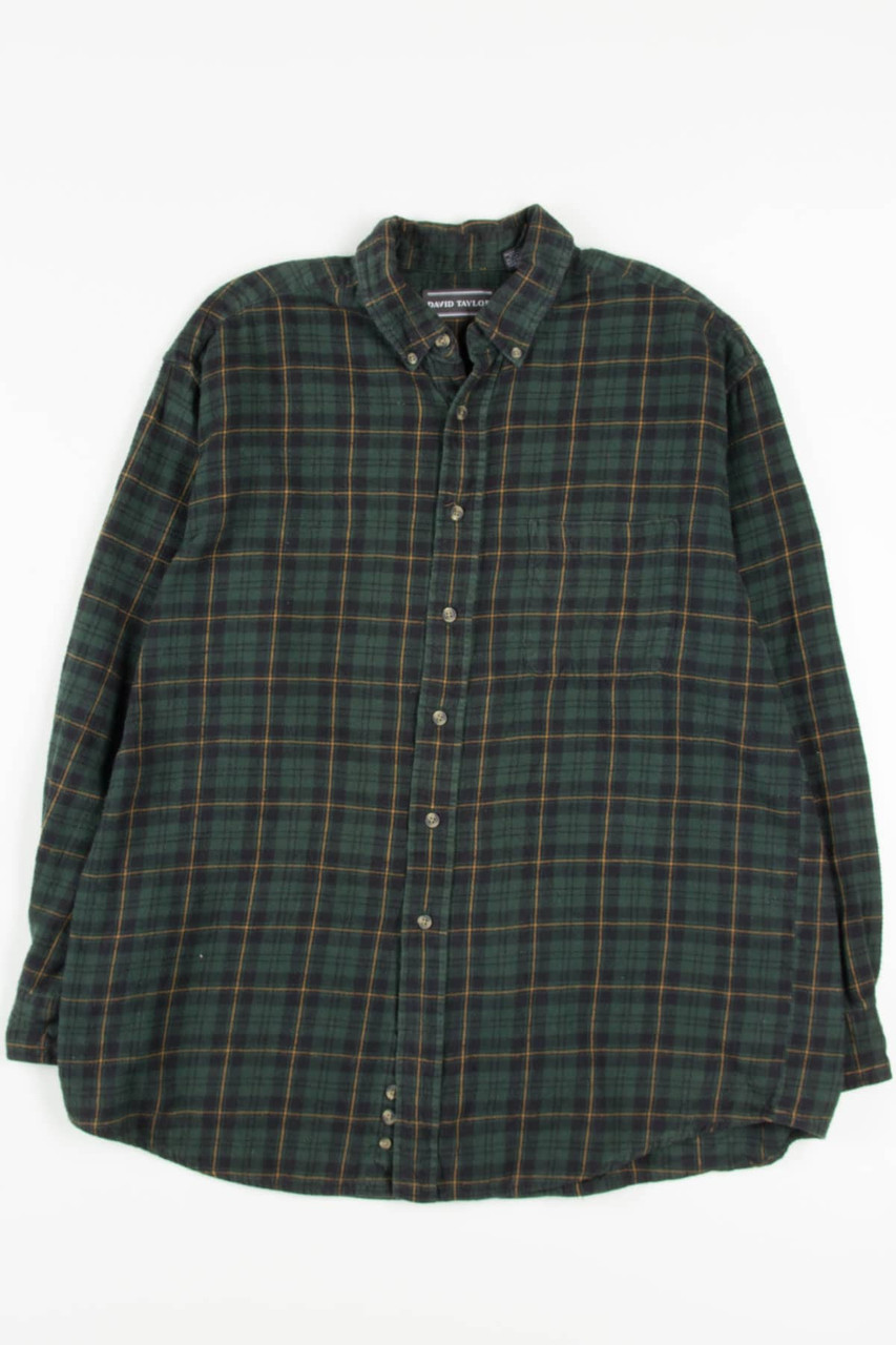 Vintage David Taylor Flannel Shirt 3848 - Ragstock.com
