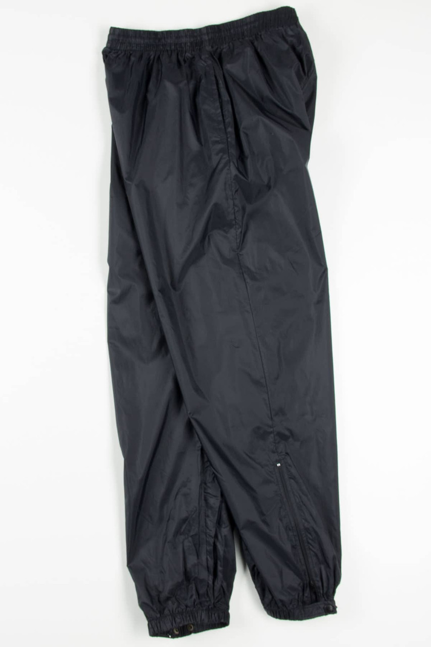Black Columbia Windbreaker Track Pants (sz. Women's XL) 