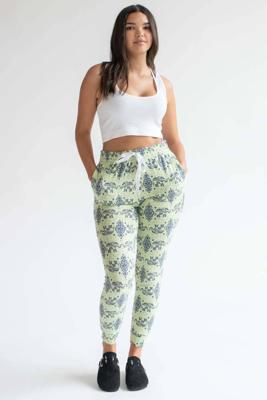 Green Elephant Lounge Pants