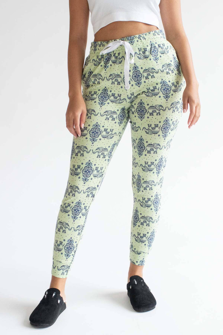 Green Elephant Lounge Pants