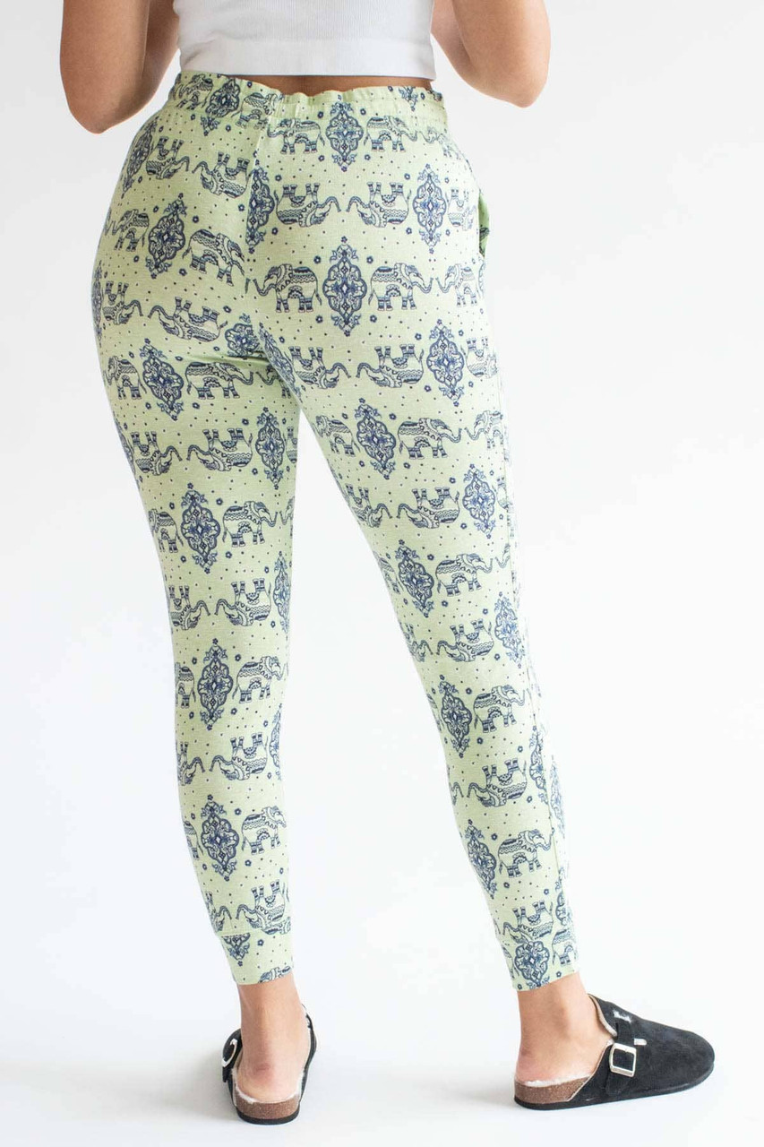 Green Elephant Lounge Pants