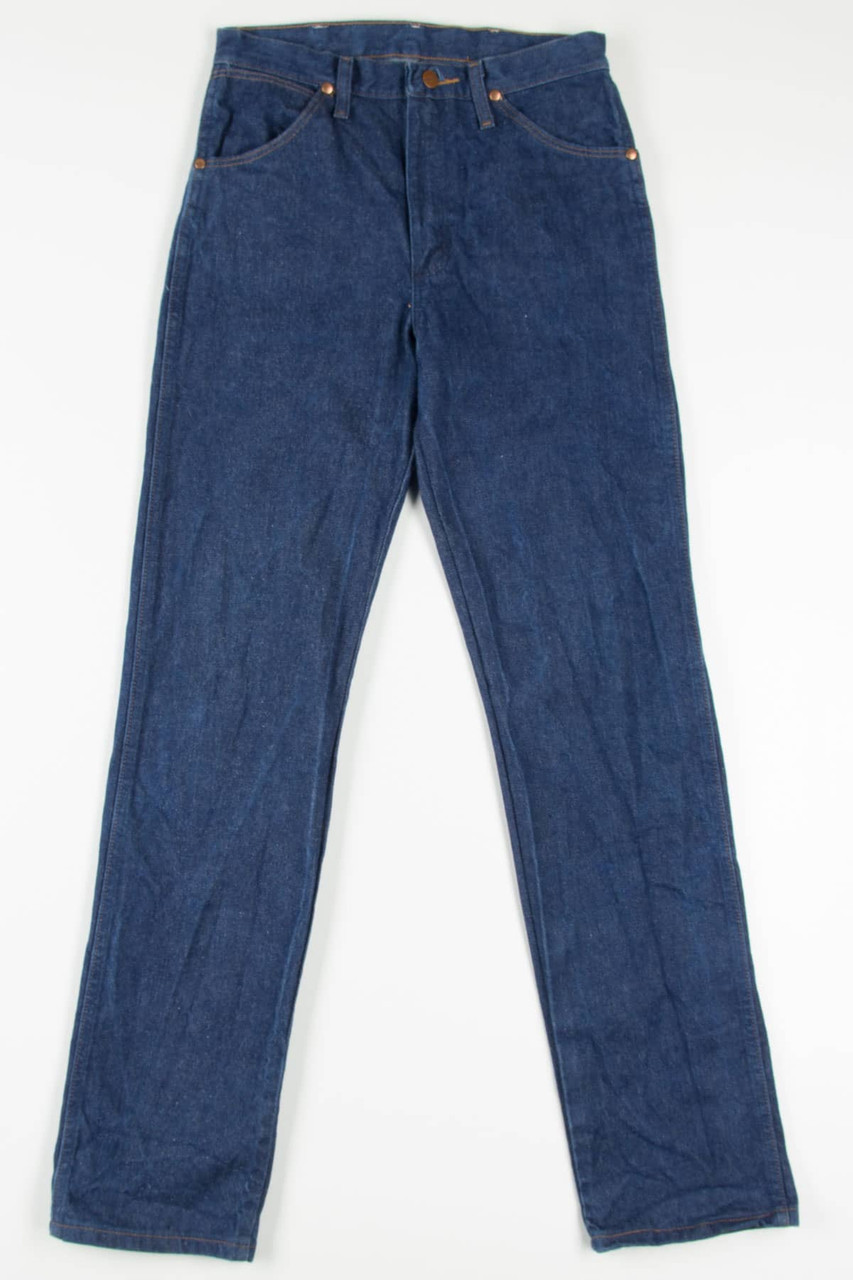 Indigo Wrangler Denim Jeans (sz. W30 L34) - Ragstock.com