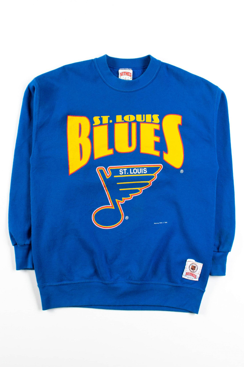 Vintage 80s ST. Louis Blues Sweatshirt - Trends Bedding