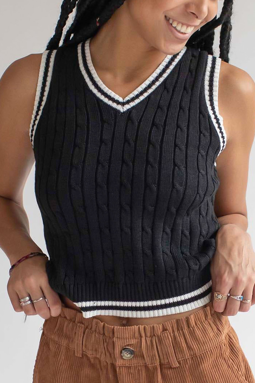 Since 1854 Contrast Trim Knit Top - Women - Ready-to-Wear