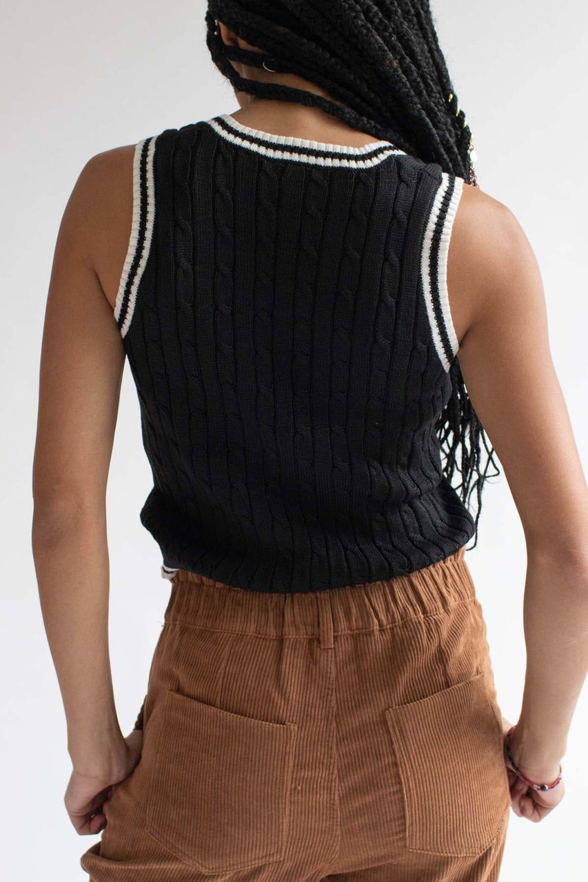 Since 1854 Contrast Trim Knit Top - Women - Ready-to-Wear