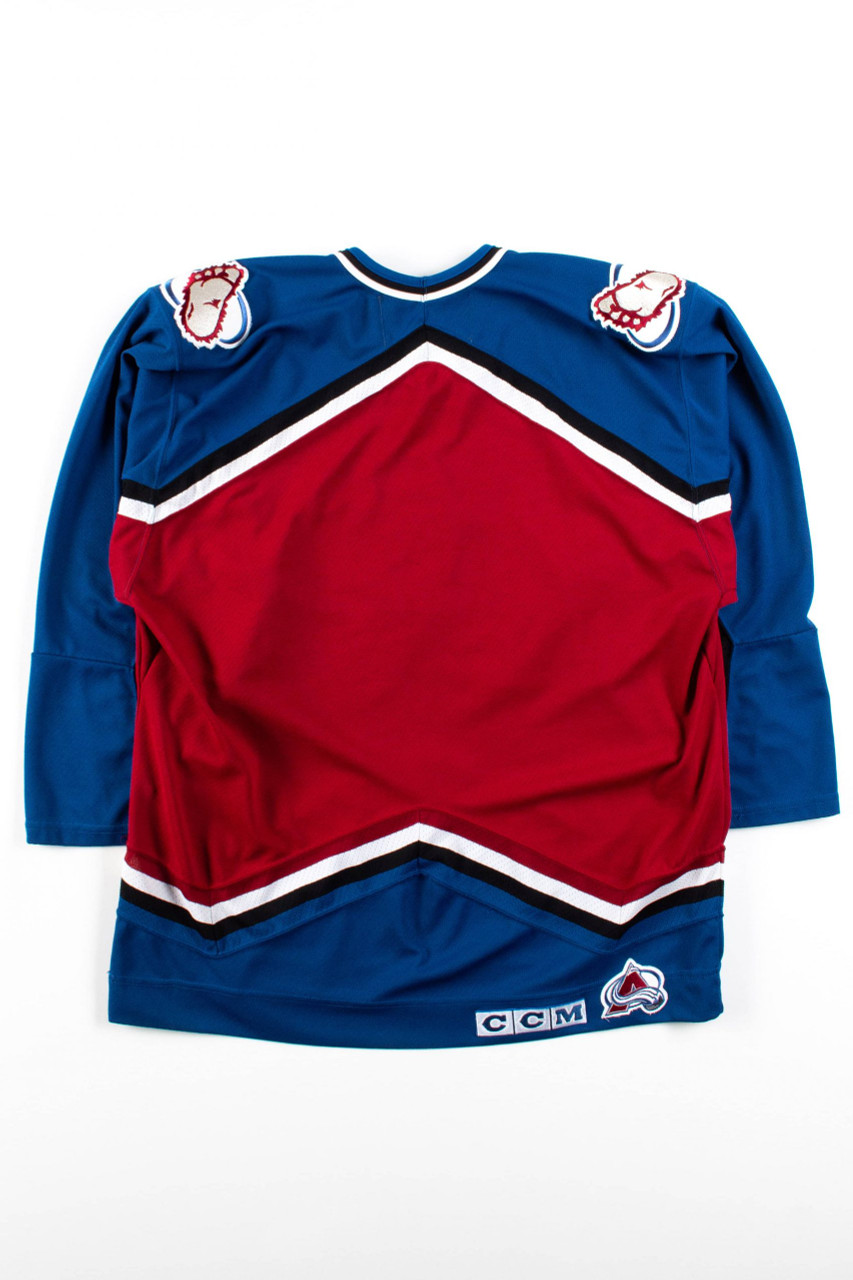 vintage colorado avalanche jersey