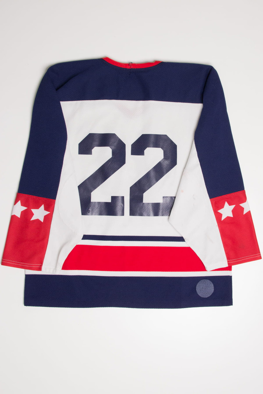  USA Vintage Hockey  80s Throwback Hockey Jersey T-shirt :  Clothing, Shoes & Jewelry