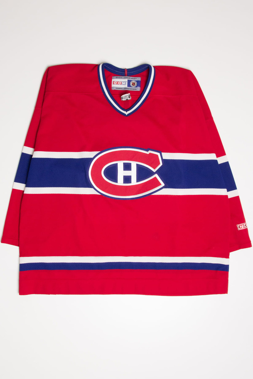 Montreal Canadiens Vintage 80s CCM Hockey Jersey Made in 