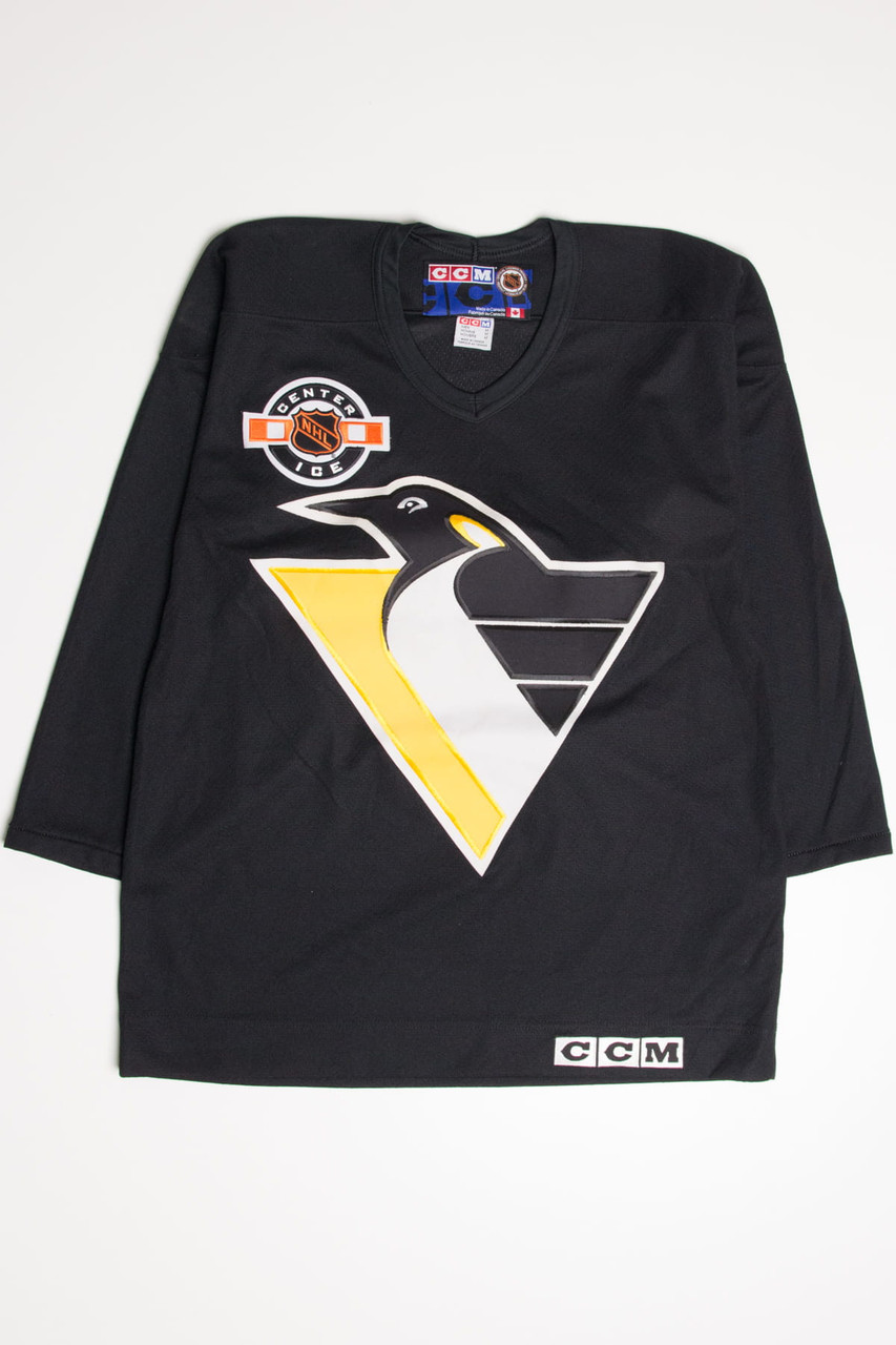 Vintage 80s Pittsburgh Penguins Sweatshirt Crewneck NHL Grey 