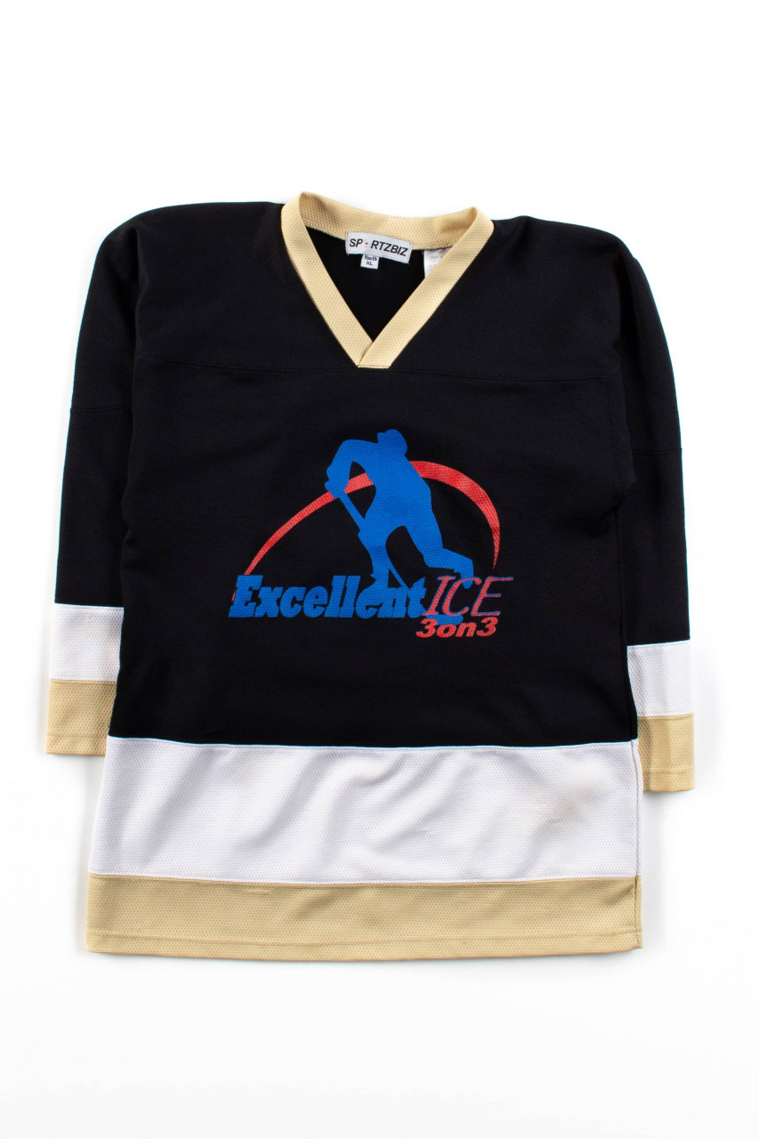 Reston Raiders , Hockey Jersey, White / black /