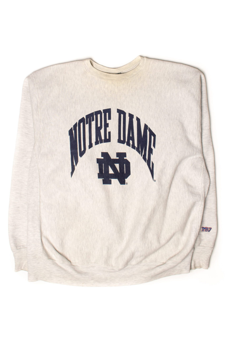 notre dame sweatshirt vintage