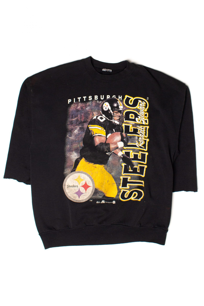 Pittsburgh Steelers 3/4 Sleeve Kordell Stewart Jersey Tshirt 