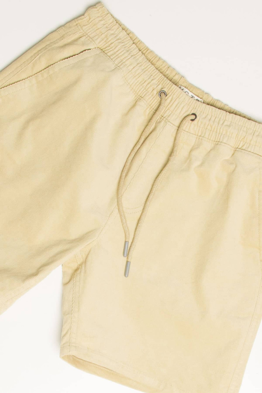 Khaki Corduroy Shorts 