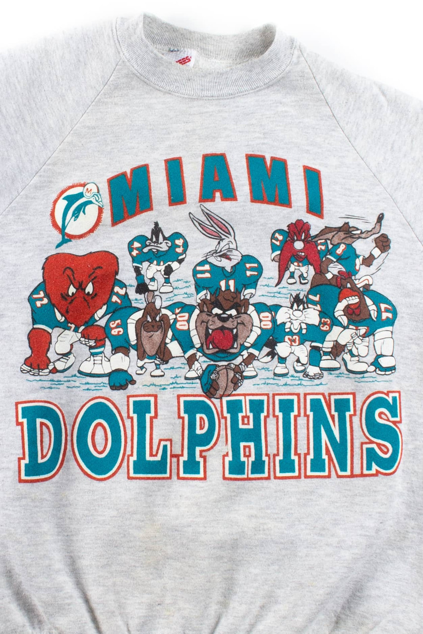 Vintage Miami Dolphins Looney Tunes Sweatshirt (1990s)