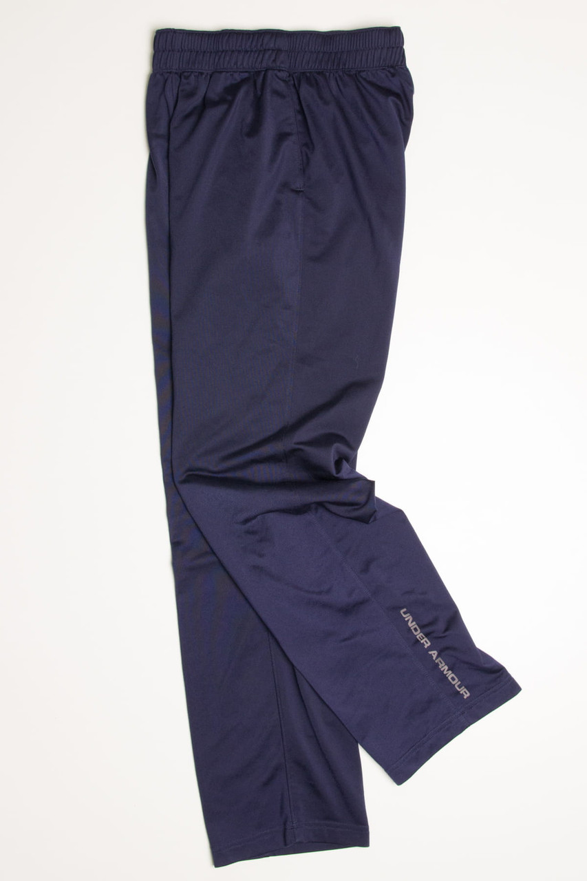 Wide-leg Track Pants - Navy blue - Ladies