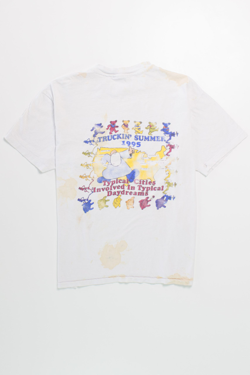 Vintage Grateful Dead 'Truckin Summer' 1995 Tour T-Shirt