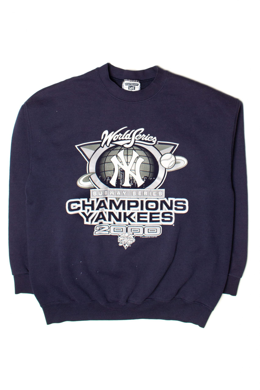 Vintage Yankees World Series Champions Turtleneck Sweatshirt (2000