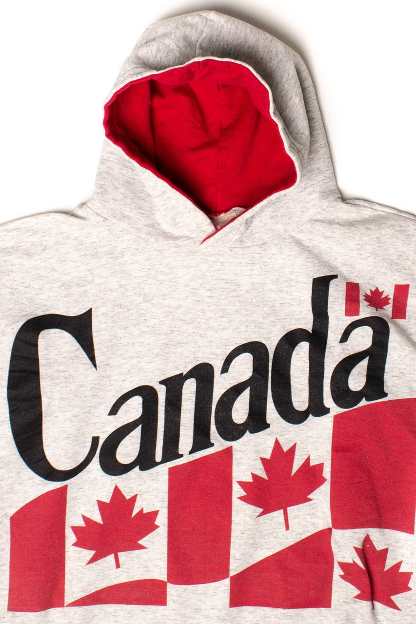  Threadrock Men's Canada Canadian Flag Hoodie Sweatshirt :  Clothing, Shoes & Jewelry